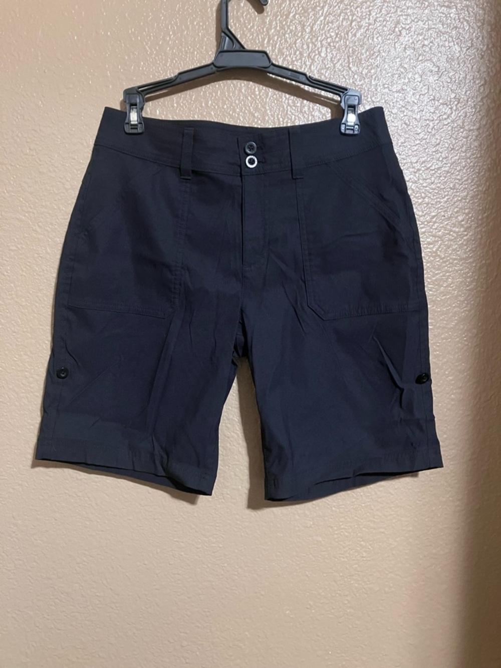 Eddie Bauer Black Cargo Shorts